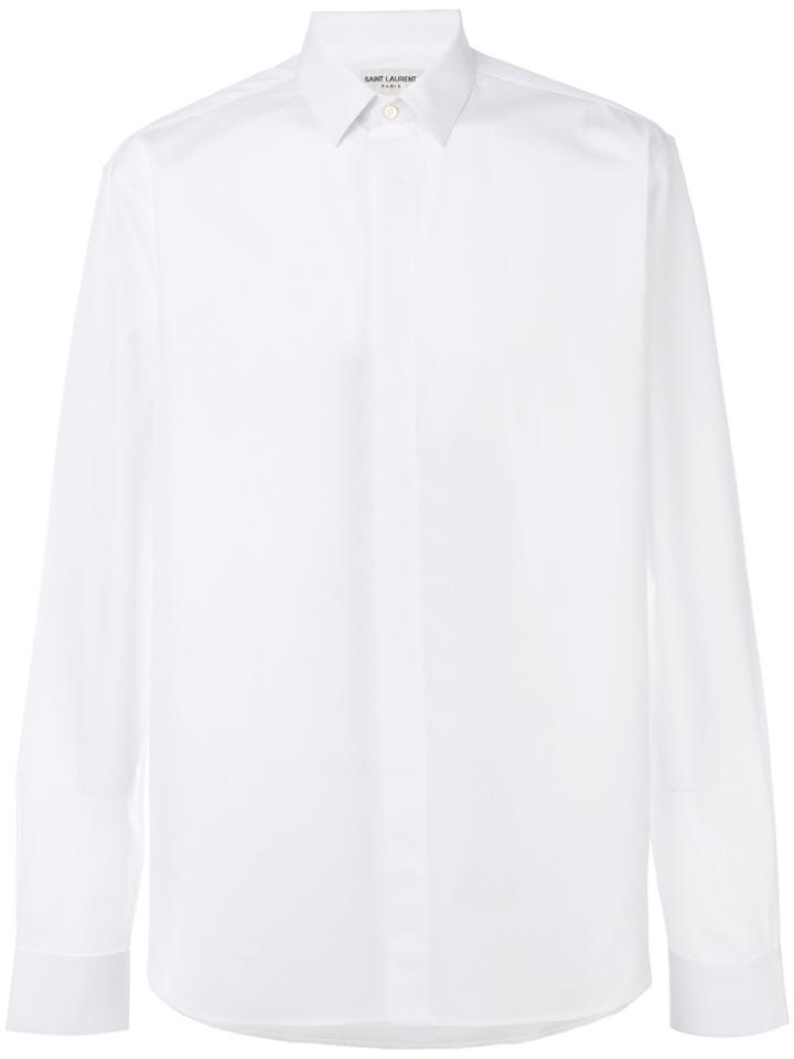 Saint Laurent Yves Collar Shirt - White