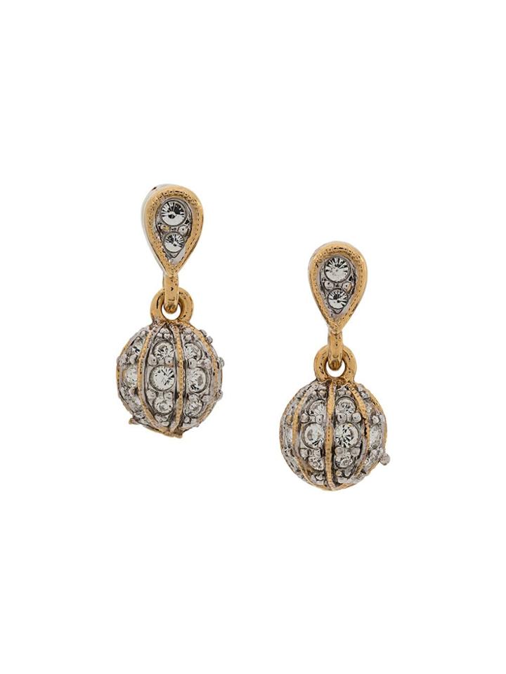 Susan Caplan Vintage D'orlan Earrings - Gold