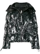 As65 Sequin Embellished Jacket - Silver