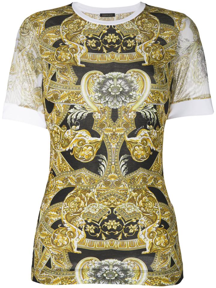 Versace Baroque Print T-shirt - Multicolour