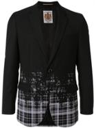 Education From Youngmachines Faded Pattern Blazer - Black