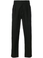 Damir Doma Front Pleat Regular Trousers - Black