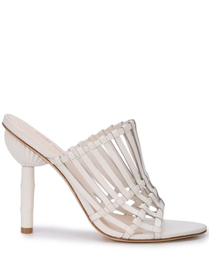 Cult Gaia Ark Heeled Sandals - White
