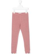 Burberry Kids - Penny Trousers - Kids - Cotton/spandex/elastane - 10 Yrs, Pink/purple