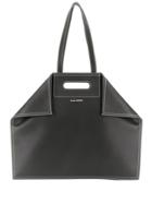 Alexander Mcqueen Calf Leather Shopper Bag - Black