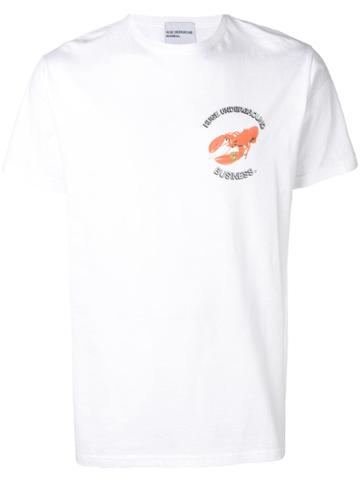 Huge Lobster Print T-shirt - White