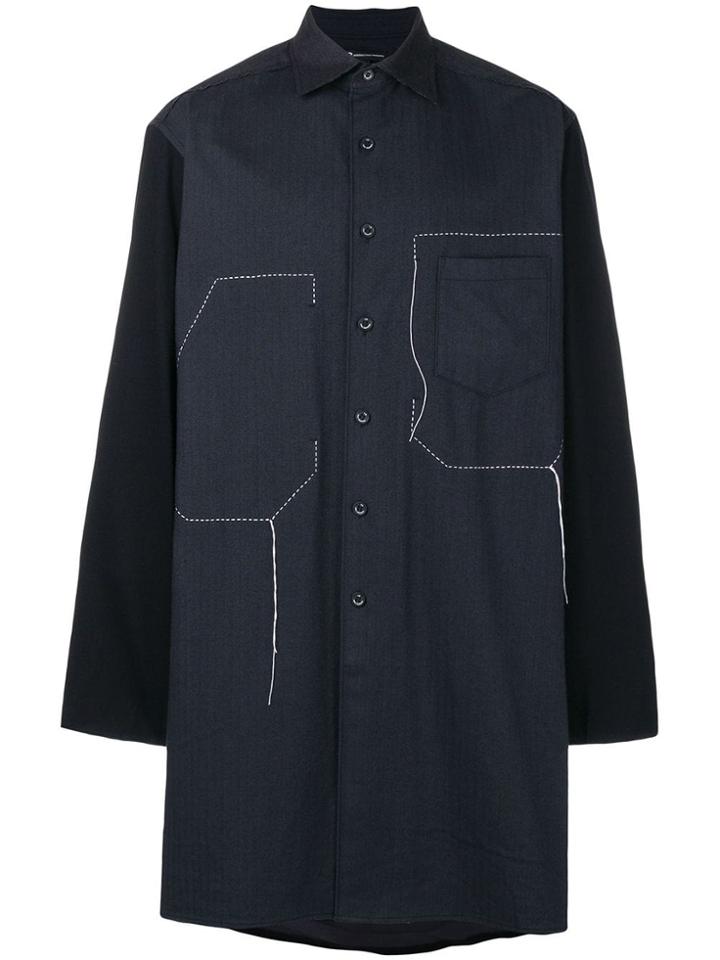 Y-3 Long Tunic Shirt - Blue