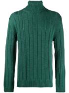 Dondup Turtleneck Ribbed Knit Sweater - Green