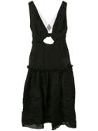 Kitx Cut-out Midi Dress - Black