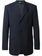 Dolce & Gabbana Vintage Pinstriped Jacket, Men's, Size: 50, Blue