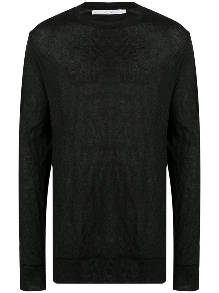 10sei0otto Longline Jumper - Black