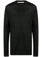 10sei0otto Longline Jumper - Black