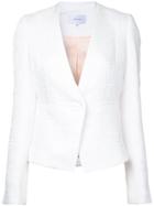 Carven Textured Fitted Jacket - White