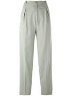 Jean Louis Scherrer Vintage High Waist Trousers, Women's, Size: 40, Grey
