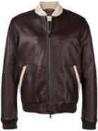 Al Duca D'aosta 1902 Short Biker Jacket - Brown