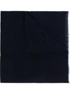 Faliero Sarti Frayed Hem Divina Scarf - Blue