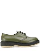 Études Chunky Lace Up Brogues - Green