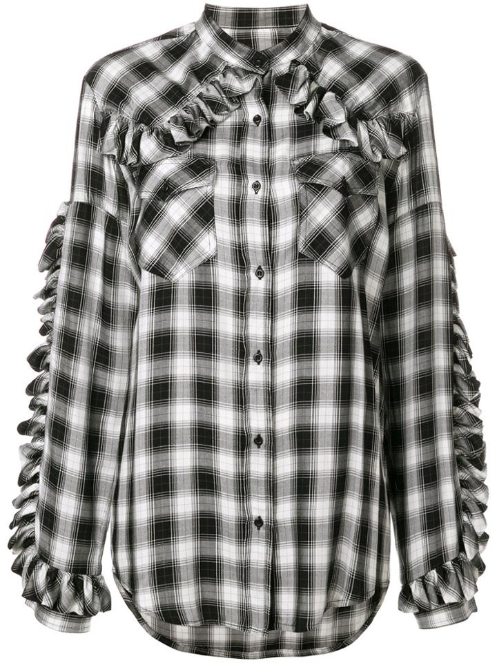 Forte Couture Checked Shirt - Black