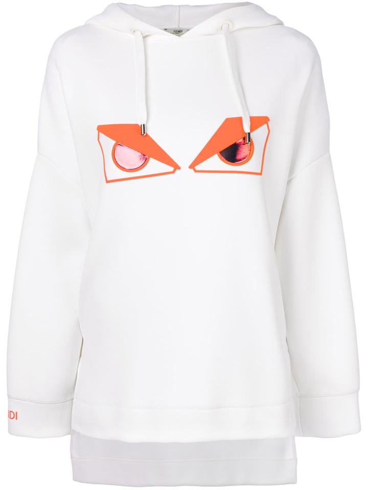 Fendi Appliqué Sweatshirt - White