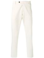 Barena Cropped Chino Trousers, Men's, Size: 48, White, Cotton/spandex/elastane/polyester