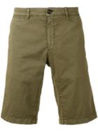 Moncler - Chino Shorts - Men - Cotton/spandex/elastane - 48, Green, Cotton/spandex/elastane
