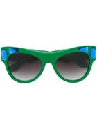 Prada Eyewear 'cinema The Voice' Sunglasses - Green
