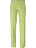 Romeo Gigli Vintage Straight Leg Trousers - Green