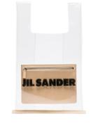 Jil Sander Transparent Logo Market Bag - Neutrals