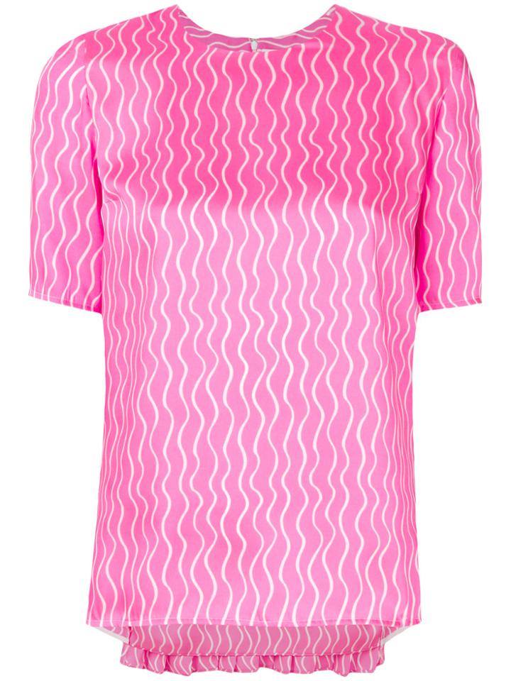 Victoria Victoria Beckham Wiggle Scribble T-shirt - Pink & Purple