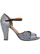 Chie Mihara Check Print Mary Jane Sandals