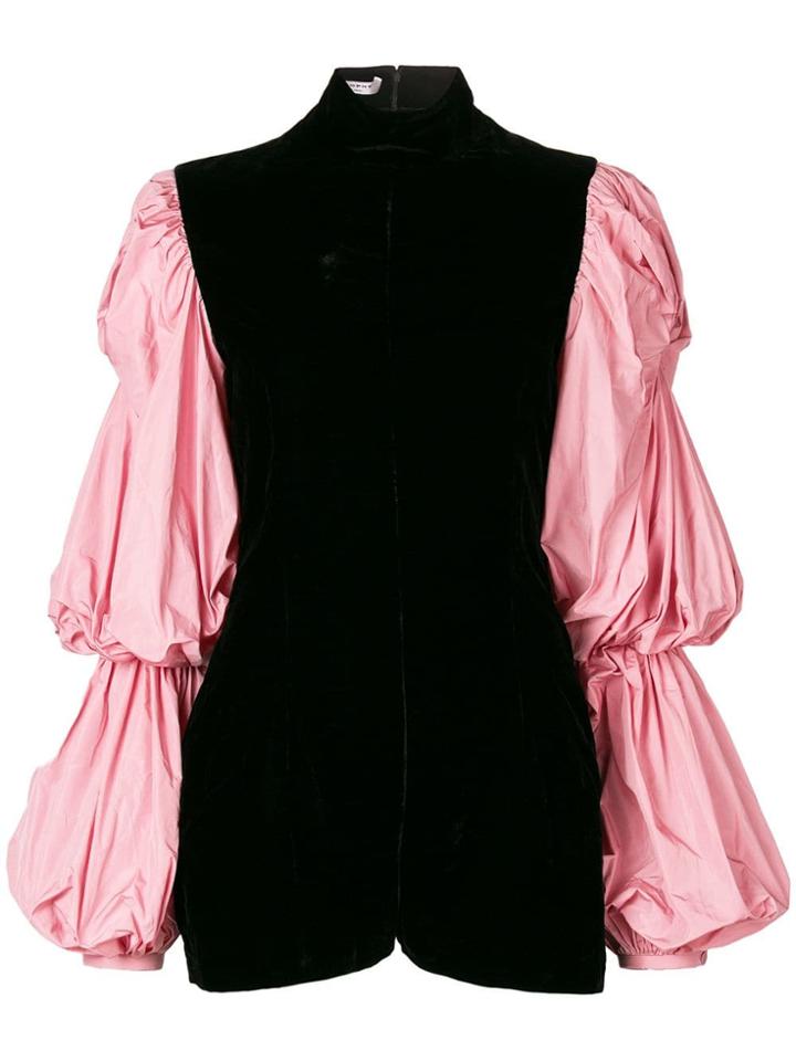 Philosophy Di Lorenzo Serafini Ruffle Sleeve Playsuit - Black