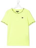 Tommy Hilfiger Junior Logo Stripe T-shirt - Yellow
