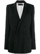 Haider Ackermann Double Breasted Blazer - Black