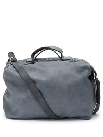 Guidi Plain Shoulder Bag - Blue