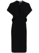 Poiret Poir Vn Cap Slv Drs Knee - Black
