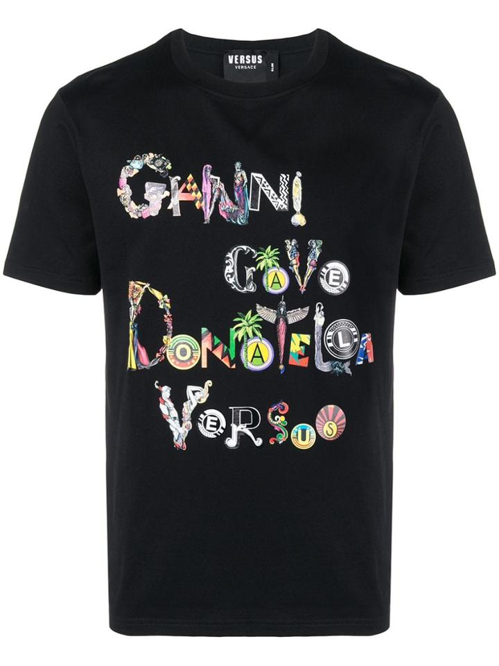 Versus Gianni Gave T-shirt - Black