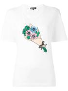 Markus Lupfer Sequined Bouquet T-shirt