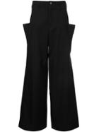 Jw Anderson Wide Leg Trousers - Black