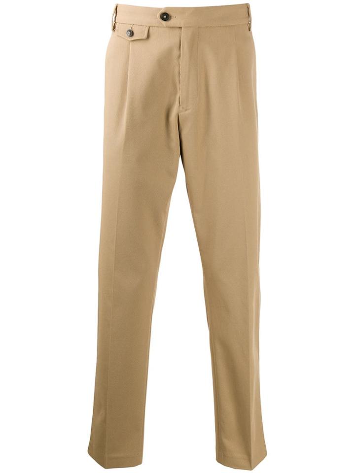 Calvin Klein Tapered Trousers - Neutrals