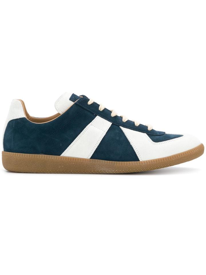 Maison Margiela Replica Panelled Sneakers - Blue