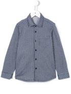 Il Gufo Pinstriped Shirt, Boy's, Size: 8 Yrs, Blue