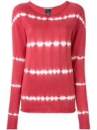 Suzusan 'n. Shibori' Tie Dye Jumper - Red