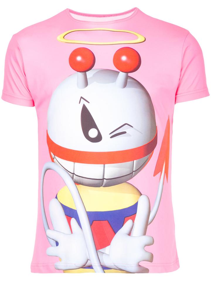 Walter Van Beirendonck Vintage Puk Puk Devil T-shirt - Pink & Purple