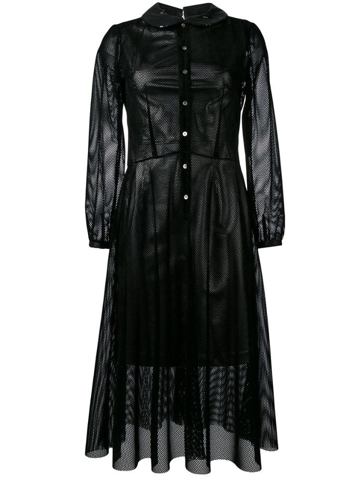 Junya Watanabe Comme Des Garçons Mesh Layer Dress - Black