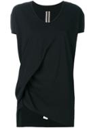 Rick Owens - Hiked T-shirt - Women - Cotton - 40, Black, Cotton