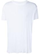 Amiri Distressed T-shirt, Men's, Size: Medium, White, Cotton/cashmere