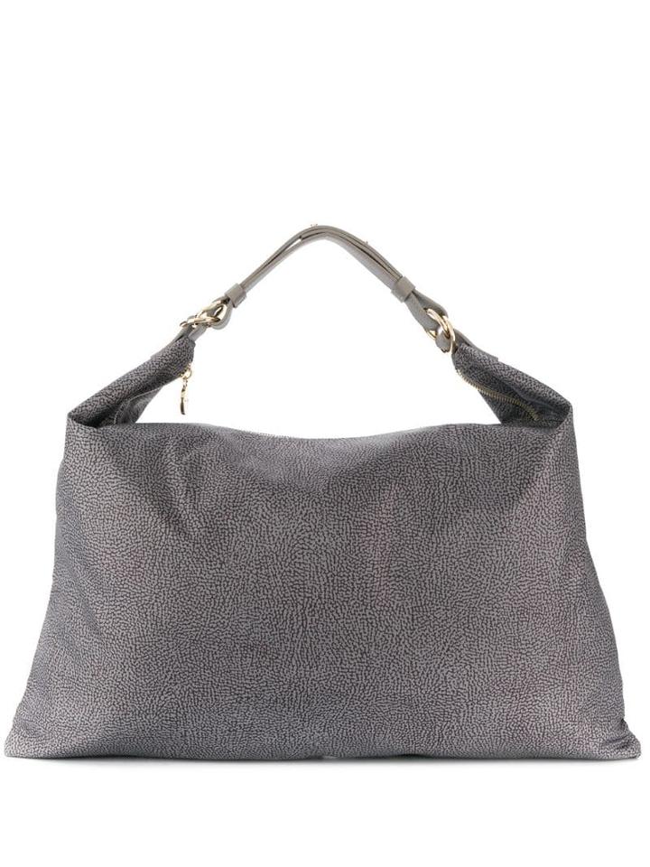 Borbonese Large Tote - Grey