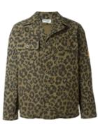 Saint Laurent Leopard Print Jacket