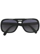 Marc Jacobs Eyewear Oval Frame Sunglasses - Black