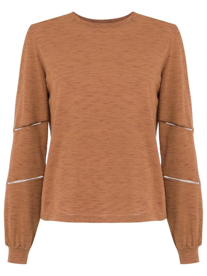 Nk Long Sleeved Top - Brown